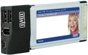 sweex 2 port usb 20 2 port firewire pc card photo