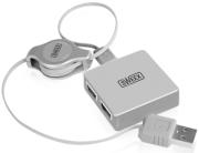 sweex 4 port usb hub silver shadow photo