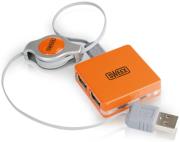 sweex 4 port usb hub sunset orange photo