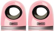sweex notebook speaker set baby pink photo
