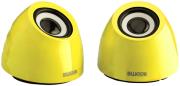 sweex sw20sps100ye portable 20 speaker set usb powered yellow photo
