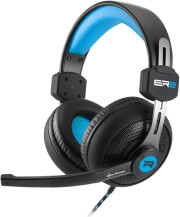 sharkoon rush er2 gaming stereo headset blue photo