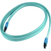 sharkoon sata cable 100cm uv blue photo