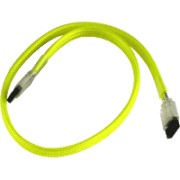 sharkoon sata cable 50cm uv yellow photo