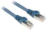 sharkoon s ftp patchcable rj45 cat6 05m blue photo