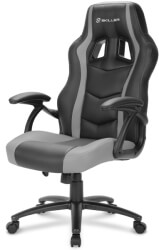 sharkoon skiller sgs1 gaming seat black grey photo