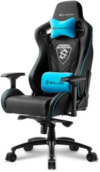 sharkoon skiller sgs4 gaming seat black blue photo