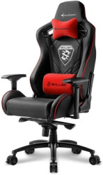 sharkoon skiller sgs4 gaming seat black red photo