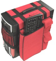 sharkoon gamer bag for midi tower red photo