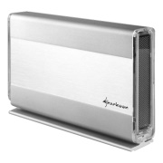 sharkoon swift case silver usb 20 hdd 35 sata enclosure aluminium photo