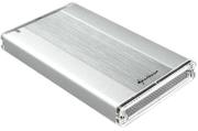 sharkoon swift sata case silver usb 20 hdd 25 enclosure aluminium photo