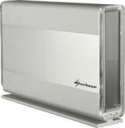 sharkoon swift case silver e sata hdd 35 enclosure aluminium photo