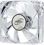 deepcool xfan 80l y 80mm transparent fan with yellow led photo