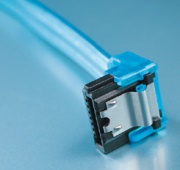 akasa sata2 60 bluv day glow blue uv serial ata hdd cable 60cm photo