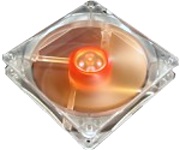 akasa ak 184 l2b ultra quiet 92mm amber case fan 2bb photo