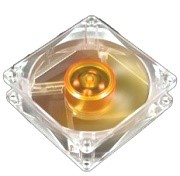 akasa ak 186 l2b amber case fan 60mm ultra quiet 2 bb photo