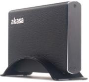 akasa ak ic010 bkeu elite leather finish aluminium enclosure for 35 sata hdd photo