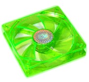 coolermaster silent fan 120mm uv green sleeve bearing photo