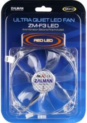 zalman zm f3rl 120mm red led fan photo