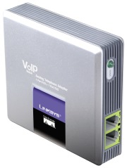 linksys spa3000 voip adapter with 1fxo 1fxs photo