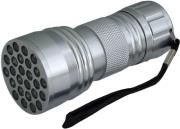 eaxus 49570 led torch 21 leds aluminium photo