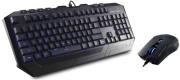 pliktrologio coolermaster sgb 3010 kkmf1 ui devastator blue led gaming gear combo photo