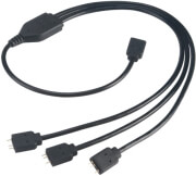 akasa ak cbld07 50bk addressable rgb led splitter and extension cable photo