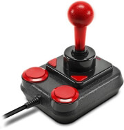 speedlink competition pro extra joystick anniversary edition black red photo