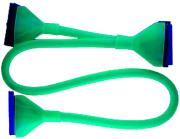 ide round cable 90cm uv green photo