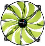aerocool silent master green led fan 200mm photo