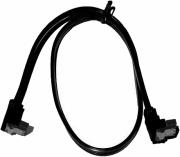 ac ryan acr sa6924 2 sata cable 30cm latch black photo