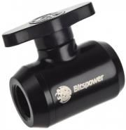 bitspower mini valve with black handle 1 4 inch matt black photo