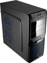 case aerocool v3x advance midi tower evil blue edition black blue photo