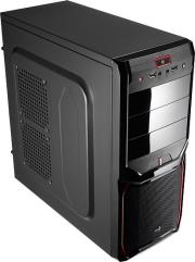 case aerocool v3x midi tower devil red edition black red photo