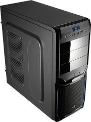 case aerocool v3x midi tower evil blue edition black blue photo