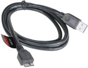 akasa ak cbub04 10bk usb30 type a to micro b cable 1m black photo