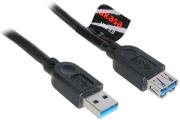 akasa ak cbub02 15bk usb30 extension cable 15m black photo