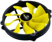 akasa ak fn073 viper r pwm fan 140mm black yellow photo