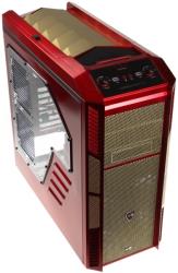 aerocool xpredator x3 avenger midi tower red gold photo