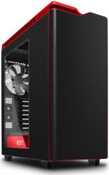 case nzxt h440 midi tower black red photo