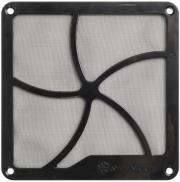 silverstone ff122b 120mm fan grille with magnet montage black photo