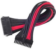silverstone pp07 mbbr atx 24 pin cable 300mm black red photo