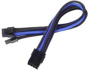 silverstone pp07 pciba pci 8 pin to pcie 6 2 pin cable 250mm black blue photo