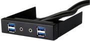 silverstone fp32b e usb30 front panel 35 black photo