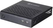 case silverstone petit series pt13b thin mini itx black photo