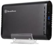 silverstone ts07 35 sata hdd ssd enclosure usb30 black photo