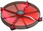 aerocool lightning led fan 200mm red photo