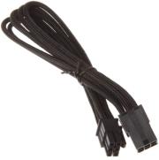 silverstone 6 pin pcie to 6 pin pcie extension 250mm black photo
