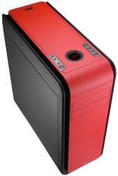 case aerocool ds 200 midi tower red photo