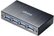 akasa ak hb 10bk usb30 hub connect 4sv black photo